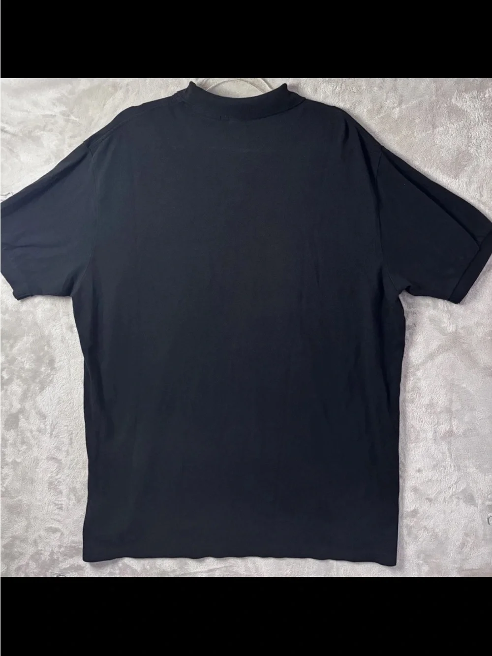 Polo Ralph Lauren Mens 2XL Black Polo Shirt Red Crest Logo Classic Fit